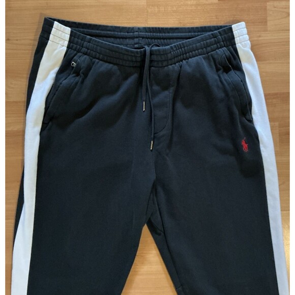 Polo Ralph Lauren interlock track pant sweats Polo Black sz L - Picture 5 of 12